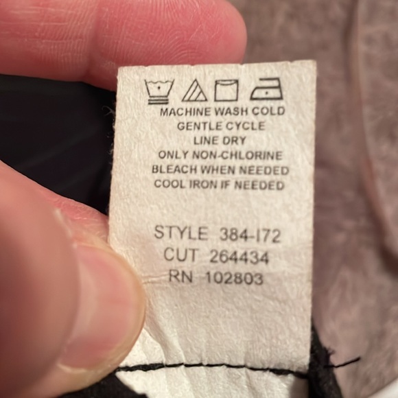 Briggs New York black pin stripped trouser size 10. NWOT - Picture 8 of 10